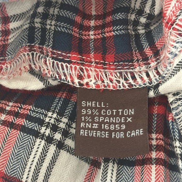 J. McLaughlin Womens Plaid Long Sleeve Button Up Shirt Sz 4 Preppy Classic Rodeo - Picture 6 of 7